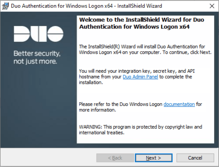 duo authentication for windows logon installer download